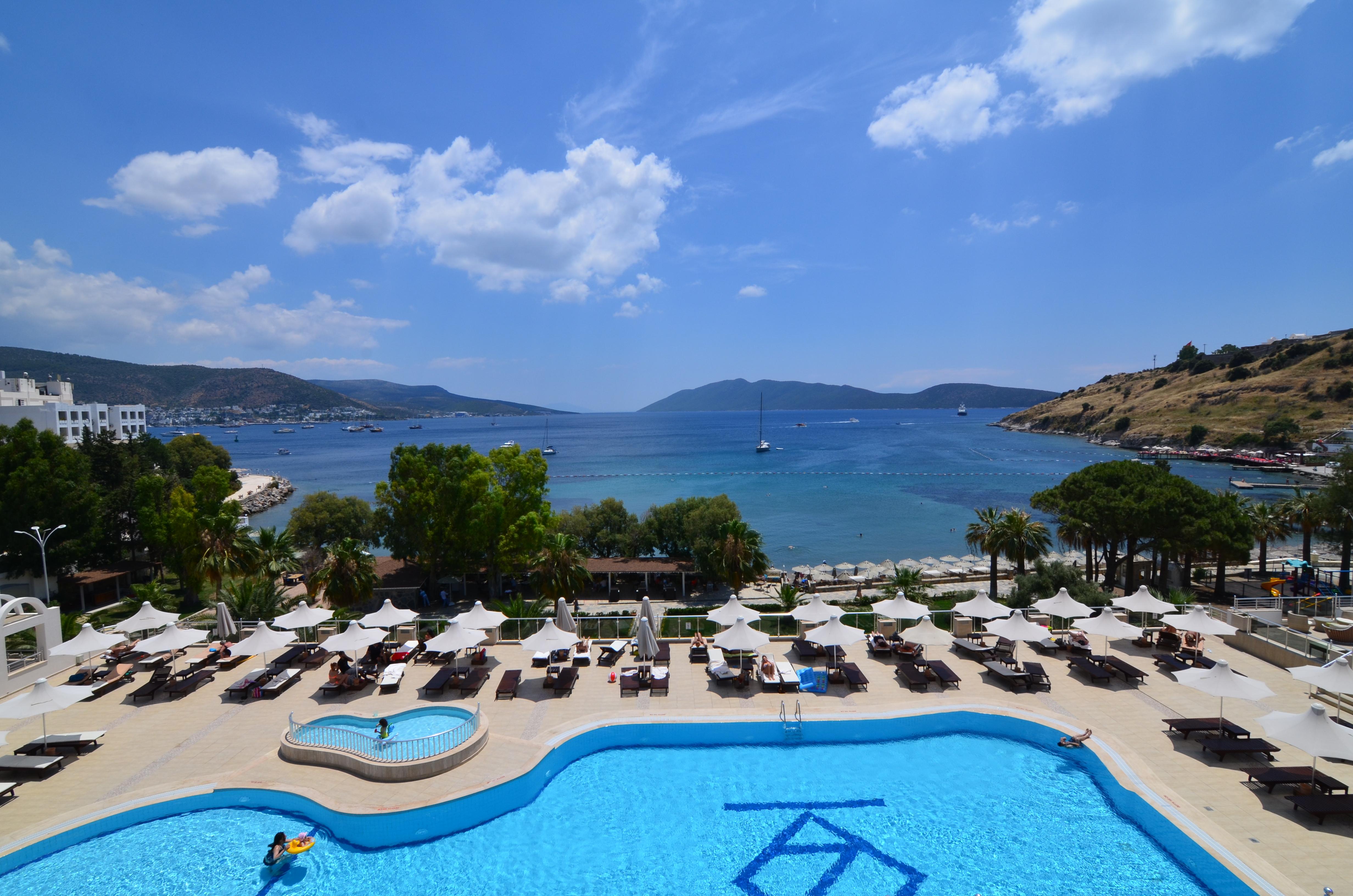 Azka Hotel Bodrum Exteriör bild